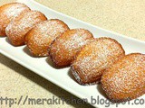 Orange Blossom and Cardamom flavored Madeleines