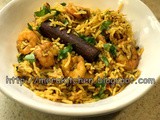 Shrimp Biryani in Instantpot