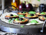 Aubergines au four ou aubergine façon pizza (tomate-Mozzarella)