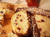 Biscotti aux amandes & cranberries