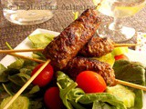 Brochettes de kefta (viande hachee)