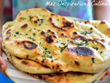 Cheese naan, pain indien au fromage