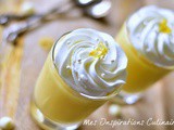 Crèmes au citron et chocolat blanc