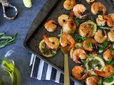 Crevettes Rôties au Four : Citron, Ail et Romarin en 15 Minutes