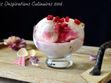 Glace framboise sans sorbetière