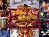 Idées repas de noël (plats, dessert, boisson)