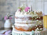 Le naked cake, gâteau tendance