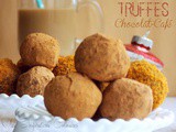 Les truffes au chocolat noir café, recette facile