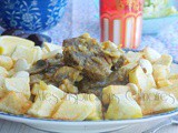 Lham Mhamer {لحم محمر}, cuisine algérienne