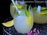 Limonade maison au citron