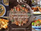 Menu de la semaine : 5 repas faciles et variés