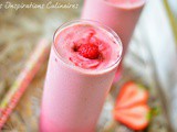 Milkshake aux fraises et banane