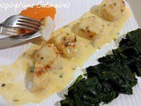 Noix de saint Jacques sauce au beurre citronnée