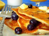 Pancakes aux myrtilles