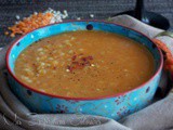 Pilaf de lentilles corail au curry et orge perlé