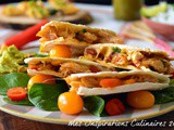 Quesadillas au poulet et fromage