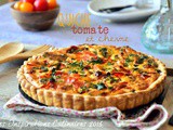 Quiche à la tomate et au chèvre