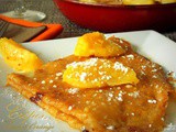 Recette crêpes sans oeufs / sauce à l’orange