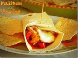 Recette de Fajitas au poulet et poivrons