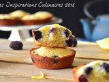 Recette de Financiers aux amandes, myrtilles et citron