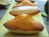 Recette de madeleine facile {miel, citron vert}