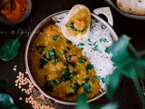 Recette dhal de lentilles, carottes et épinards