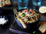 Recette one pot pasta au thon, câpres et citron