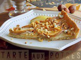 Recette tarte aux poires noisettes et au bleu