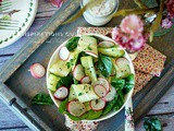 Salade de radis et concombres