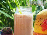 Smoothie fraises et mangue