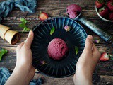 Sorbet aux fraises sans sorbetière