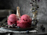 Sorbet maison, recette facile (aux myrtilles)