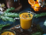 Soupe de carotte à l’orange, gingembre et cumin