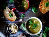 Soupe de cresson à la patate douce