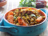 Tajine d’agneau aux petits pois