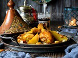 Tajine de poulet aux poires caramélées