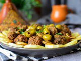 Tajine zitoune (olives), Kefta et pommes de terre