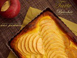 Tarte briochée aux pommes et crème patissiere