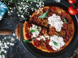 Tarte tatin de tomates et burrata, recette facile