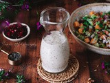 Vinaigrette sans moutarde aux graines de pavot