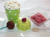 Assiette Dessert (Pop Corn, Cake Pop, Flan et Compote)