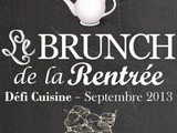 Défi Recettes de pour Septembre : Le Brunch de la Rentrée