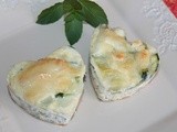 Flans de Courgettes et Chèvre