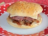 Hamburgers Maison aux Oignons Caramélisés