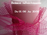 Ma Participation au Concours  Boisson Rafraîchissante  chez Nadia