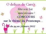 Ma Participation au Concours sur le Thème du Printemps chez Caro