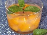 Mangue et Litchis en Gelée de Rose de Dukan