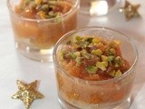 Mini Délices Foie Gras, Pomme/Pêche et Pain d'Epices