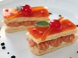 Minis Millefeuilles Sucrés à la Tomate et Vanille