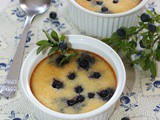 Petits Clafoutis aux Myrtilles Sauvages